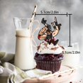 thumbnail image 2 of LETLIMIT 18 Figuras Brillantes para Cupcakes de Lucha Libre para Niños, 2 of 7