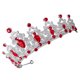 thumbnail image 1 of unbranded Tiara Roja Con Para Celebraciones De Cumpleaños Y Bodas Accesorio De, 1 of 8