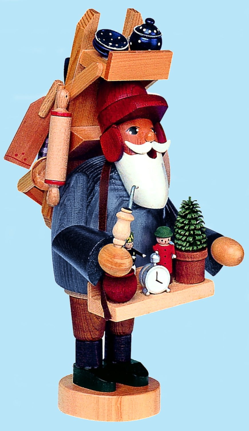 KWO Peddler German Christmas Incense Smoker Handcrafted in Germany Decoration