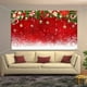 thumbnail image 4 of Fondo de fotografía navideña, fondo de fotografía navideña con copos de nieve de tela de invierno, fondo de fotografía navideño rojo con adornos navideños, 4 of 5