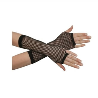 Fingerless Black Lace Gloves - Walmart.com