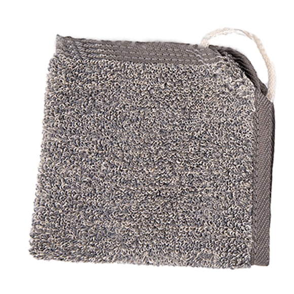 Billuyoard Toallita exfoliante para el hogar, cómoda, sencilla, cuadrada, toallitas de limpieza, toallita limpiadora exfoliante, toallas limpias Juegos de accesorios de baño Gris 25X25cm