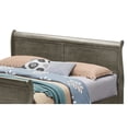 thumbnail image 5 of King Sleigh Bed - Gray Wood Veneer - Classic Design - High Footboard - Requires Box Spring - Homestock, 5 of 5