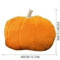 thumbnail image 4 of Halloween Simulated Pumpkin Throw Pillow Plush 15.7 Inch 3D Cushion for Fall Decorations, Soft Stuffed Halloween Thanksgiving Christmas Throw Pillow for Sofa Couch Bedroom Home Decor, 4 of 7
