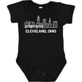 thumbnail image 3 of Inktastic Cleveland Ohio Skyline Boys or Girls Baby Bodysuit, 3 of 5