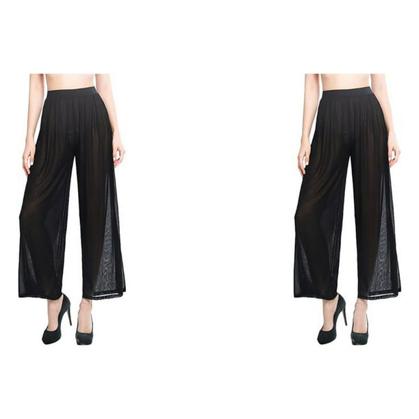 Greeniant Pantalones de playa para mujer Ropa de playa Pantalones transparentes sueltos transpirables Type3 NO3