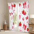 thumbnail image 3 of Erosebridal Strawberry Bow Blackout Curtains Set of 2 (52x84 Each) for Girls, Cute Pink Strawberry Ribbon Window Curtains, 3 of 6