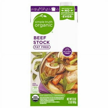 2X-Simple Truth Organic Fat Free Beef Stock - 32 oz