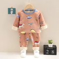 thumbnail image 1 of Conjunto de pijama para bebé y niña, ropa de dormir de lana cálida para niño y niña de 0 a 4 años, de Navidad, 1 of 4