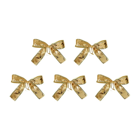 PuSpu Home Decor Christmas Decoration Christmas Tree Decoration Small Hanging Deluxe Bow Set Household Products