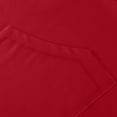 thumbnail image 5 of Homeyce Mens Quarter Zip Sweatshirts Mock Neck Long Sleeve Sweatshirt Casual Lightweight Pullover Sweater 1/4 Zip Solid Color Polo Shirt with Pockets,Deep Red L, 5 of 7