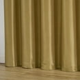 thumbnail image 5 of Chezmoi Collection Royal 4-Piece Jacquard Floral Window Curtain Set, Gold/Gold, 5 of 7