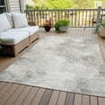thumbnail image 6 of Addison Rugs Chantille Indoor/Outdoor Transitional Abstract Silver Washable Rectangle Rug, 9' x 12', 6 of 6