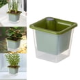 thumbnail image 1 of DYNWAVECA Self Watering Plant Pot Container Decorative Simple Indoor Outdoor Planter Pot Planter Box for Flowers Home Office Windowsill Green, 1 of 10
