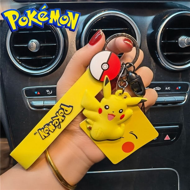 LLavero de Pokémon Pikachu, figura de acción de Pokémon, decoraciones de dibujos animados de Anime, modelo de juguetes, muñeca para niños, regalo para niñas, novedad de 2022