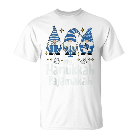 SR My Hanukkah Pajamakah Gnomies Pajamas Family T-Shirt