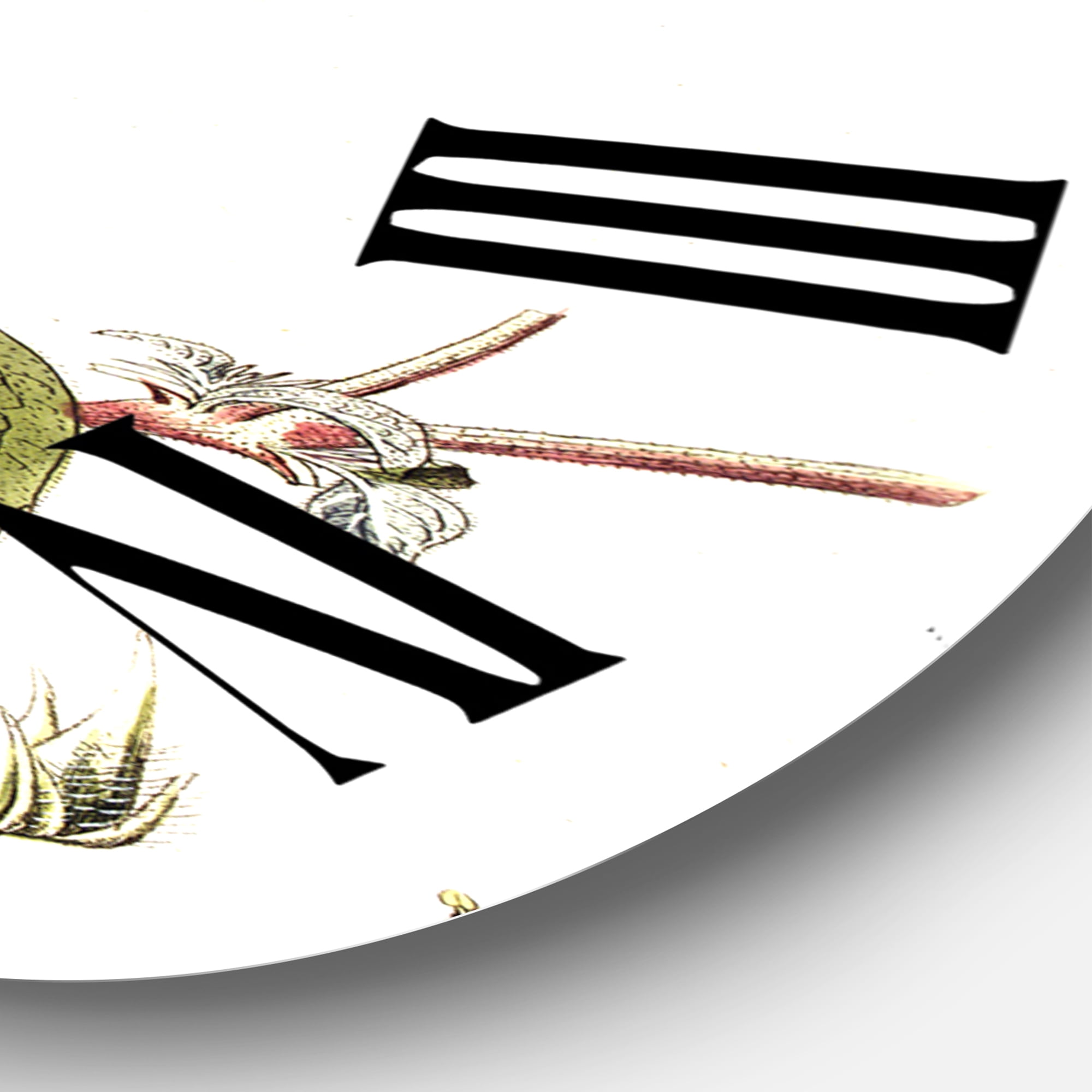 Designart 1 in Quartz Traditional Wall Clock
