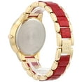 thumbnail image 5 of Anne Klein Women's Resin Bracelet Watch Red with Gold AK/1412RDGB, 5 of 7