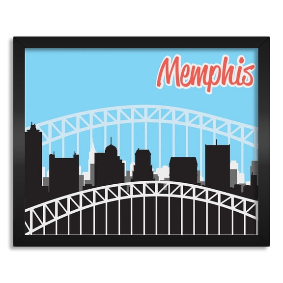 Second Story Collection, Memphis 16x20 Straight Fit Framed Canvas