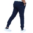 thumbnail image 3 of Jogger de gabardina John Silver  Corte skinny color azul marino, 3 of 3