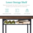 thumbnail image 4 of Juego de comedor moderno Best Choice Products de 3 piezas con almacenamiento, 4 of 7