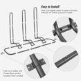 thumbnail image 4 of Bike Rack  Floor Parking Stand for 3 Bikes, Adjustable Dual Purposes Bike Storage Holder for Garage, 2 Extra Floor  Brackets Available, Indoor and Outdoor Use, 4 of 8