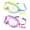 600A childrens mode-Yellow and blue purp, variant on 2Pcs Kid Swim Goggles Wide View Swimming Goggles for Boy Girl Frogs Resistant Child Swim Glasses with Nose Clip Earplugs