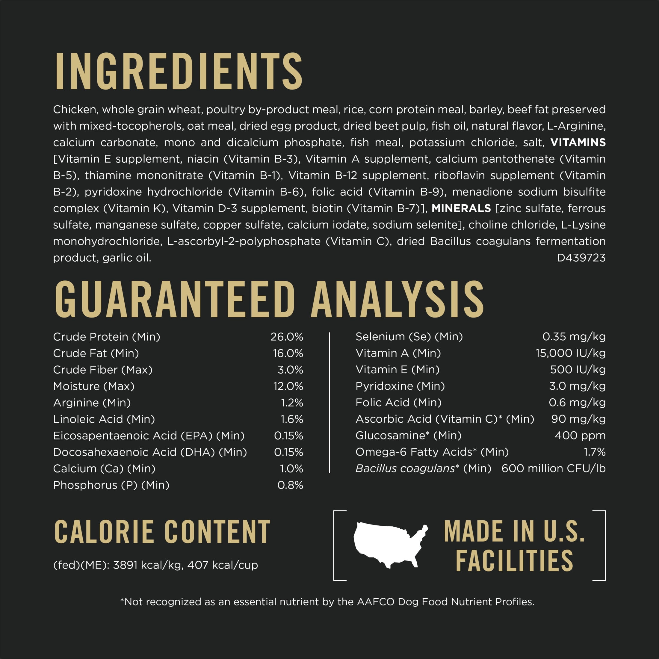 Purina Pro Plan Dog Food Calm & Balanced Adult Dry Chicken & Rice Calming Formula, 30 lb Bag