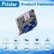 thumbnail image 4 of Cinta para rotular Pristar compatible con Brother, 12 mm, color morado, 4 of 7