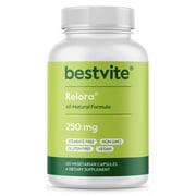 BESTVITE Relora 250mg (120 Vegetarian Capsules) No Fillers - No Stearates - No Flow Agents