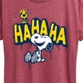 thumbnail image 3 of Peanuts - Ha Ha Graffiti - Women's Short Sleeve Graphic T-Shirt, 3 of 6
