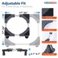 thumbnail image 4 of Base ajustable para mini refrigerador KOVOSCH 43-66 cm gris, 4 of 6