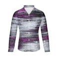 thumbnail image 4 of Lilgiuy Workout Shirts for Men Casual Solid Turn Down Long Sleeve Pullover Zipper Top for Going Out, 4 of 5