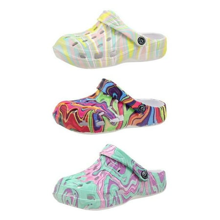 

Pacific Dreams Girls Marble Clogs - Size 11-3 - Case of 36