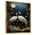 thumbnail image 2 of Designart "Delightful Reverie Of Ostriches I" Ostriches Floater Framed Wall Decor, 2 of 5