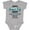AC-Heather Grey, variant on Happy Father's Day Best Ever Boys or Girls Baby Bodysuit