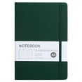 thumbnail image 2 of Meiiso A5 Leather Notebook, Lined Journal, Dark Green, 200 Pages Lay Flat, Wide Ruled Notebook Journal for Women Men 200 Thick Paper Lay Flat A5, 2 of 9