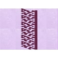 thumbnail image 1 of Ahgly Company Indoor Rectangle Patterned MediumOrchid Purple Area Rugs, 4' x 6', 1 of 6