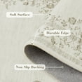 thumbnail image 3 of HOMERRY Washable 5' x 7' Area Rug for Living Room Farmhouse Modern Floral Bordered Beige Rug Non Shedding Indoor Carpet, 3 of 7