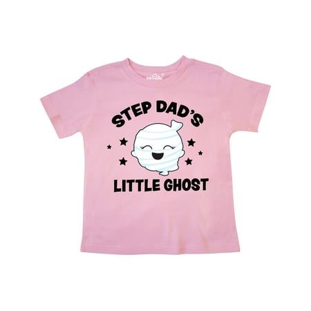

Inktastic Cute Step Dad s Little Ghost with Stars Gift Toddler Toddler Girl T-Shirt