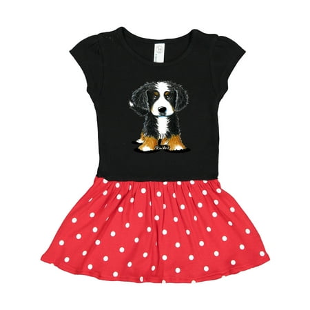 

Inktastic Bernese Mountain Dog Gift Toddler Girl Dress