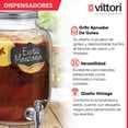 thumbnail image 2 of Dispensador de Bebidas VITTORI Vitrolero de Vidrio 4 Litros, 2 of 6