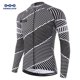 thumbnail image 3 of Venta al por mayor de KEMALOCE, camiseta de ciclismo 100 % poliéster para hombre, camiseta de secado rápido para bicicleta, ropa de ciclismo de carretera de manga larga para primavera, camiseta de bic, 3 of 5