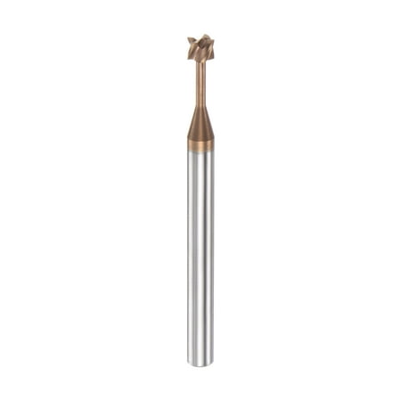 

Uxcell 4mm x 3mm Titanium Coated Carbide T Slot End Mill Cutter for Stainless Steel Alloy