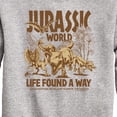 thumbnail image 3 of Jurassic World - Life Found a Way Graphic Long Sleeve Fleece Sweatshirt, 3 of 5