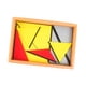thumbnail image 4 of Rompecabezas de madera, juego de mesa, formas, patrones, bloques, lógica 3D, preescolar temprano, geometría 26x17x3cm, 4 of 9