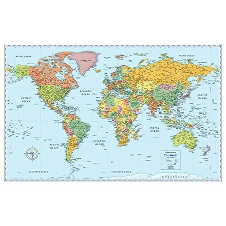 Rand McNally Signature World Wall Map Laminated