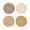Beige Brown, variant on Round Woven Coasters, 4.44in Coffee Heat Resistant Braided Table Mats, Non-Slip Polyester Drink Pads Set of 4