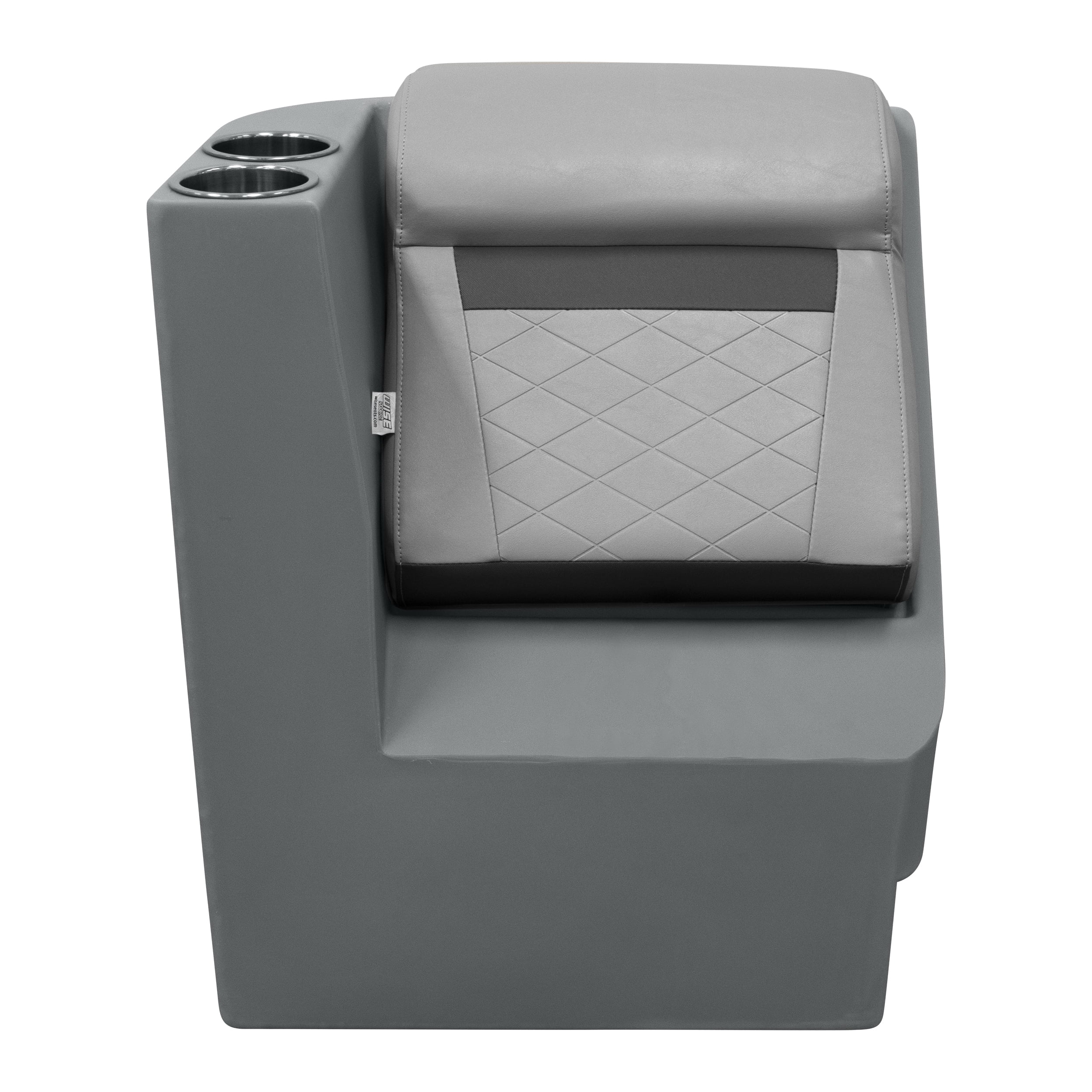 Wise DLX1305L-1905 DLX Series Pontoon Left Radius Lean Back Recliner - Marble / Reef Stone
