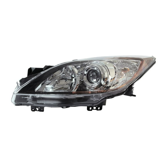 Replacement TYC 20-9086-01-9 Driver Side Headlight for 10-11 Mazda 3 BBM4510L0K Fits 2012 Mazda 3